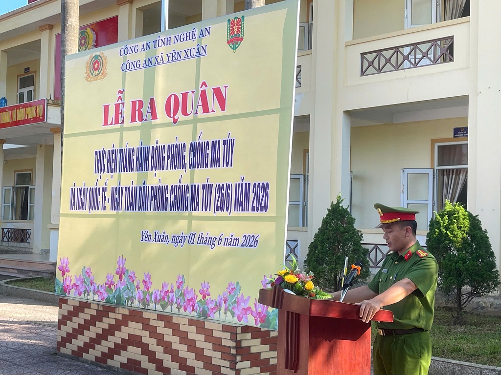 Ra quân hưởng ứng Tháng hành động phòng, chống ma túy năm 2026