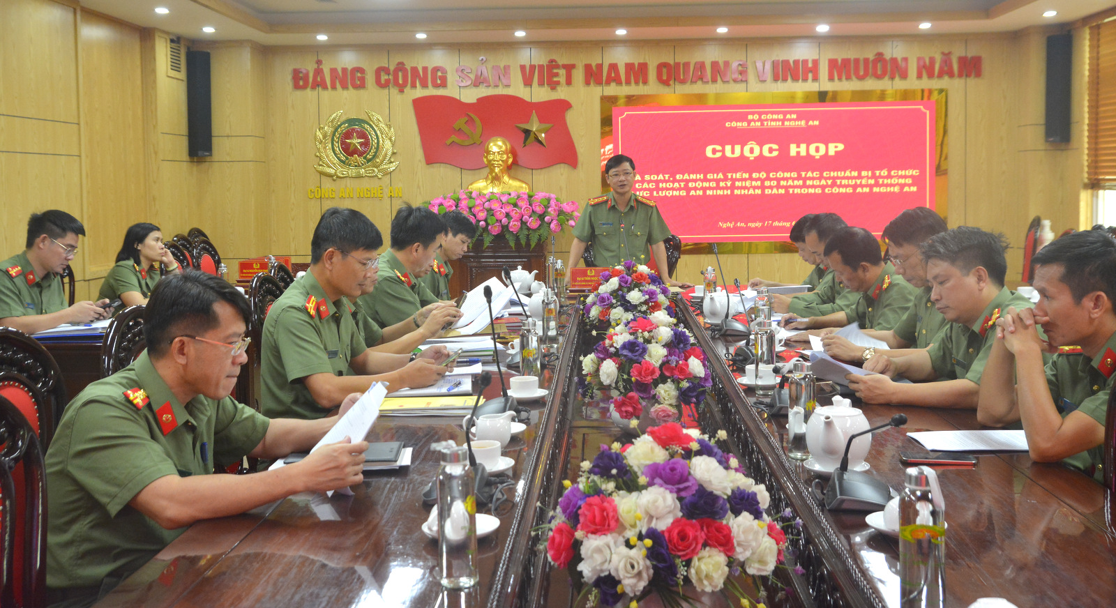 Đánh giá, rà soát tiến độ tổ chức các hoạt động kỷ niệm 80 năm Ngày truyền thống lực lượng An ninh nhân d