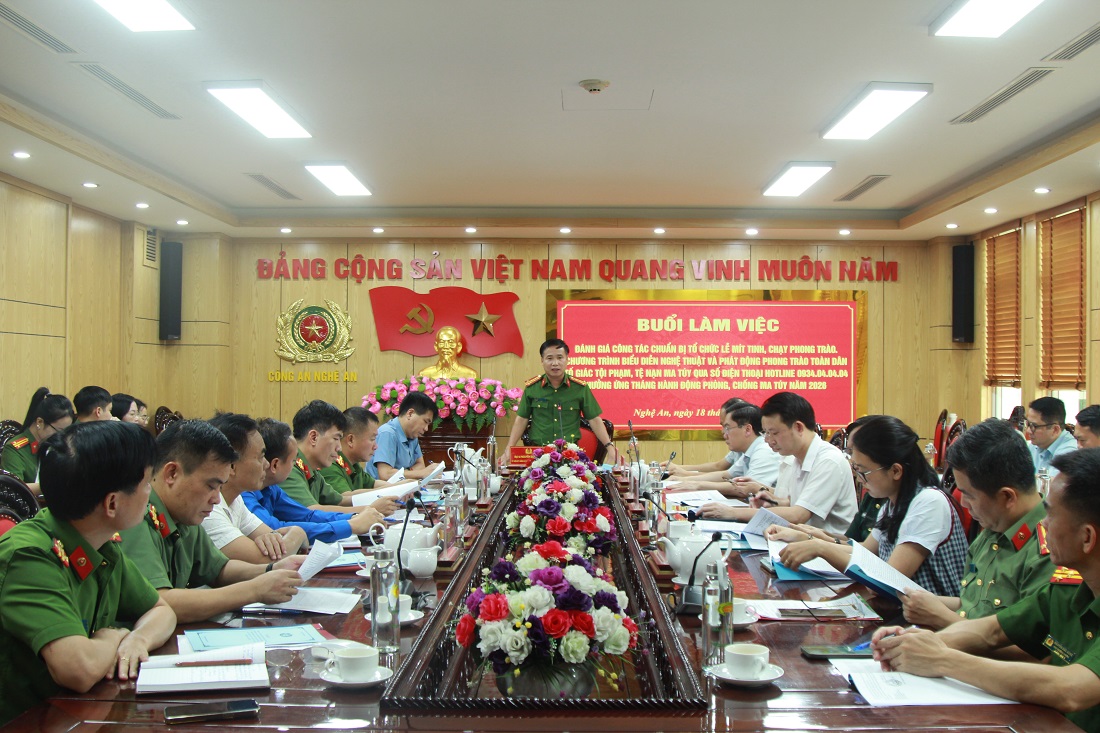 Đánh giá công tác chuẩn bị tổ chức các hoạt động hưởng ứng Tháng hành động phòng, chống ma túy năm 2026