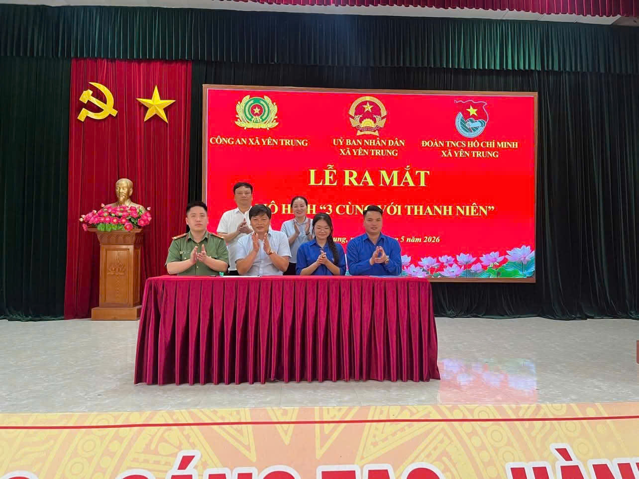 Công an xã Yên Trung ra mắt mô hình