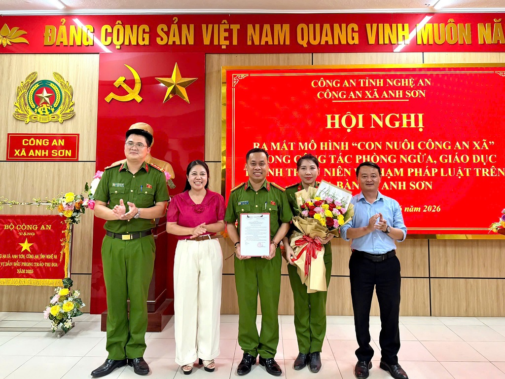 Công an xã ra mắt mô hình