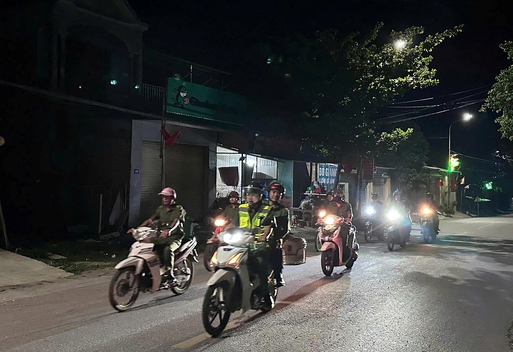 Công an xã Mường Xén ra quân thực hiện cao điểm phòng ngừa, đấu tranh, xử lý thanh, thiếu niên, học sinh vi phạm pháp luật