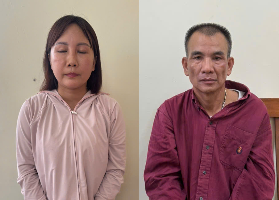 Các đối tượng bị bắt giữ