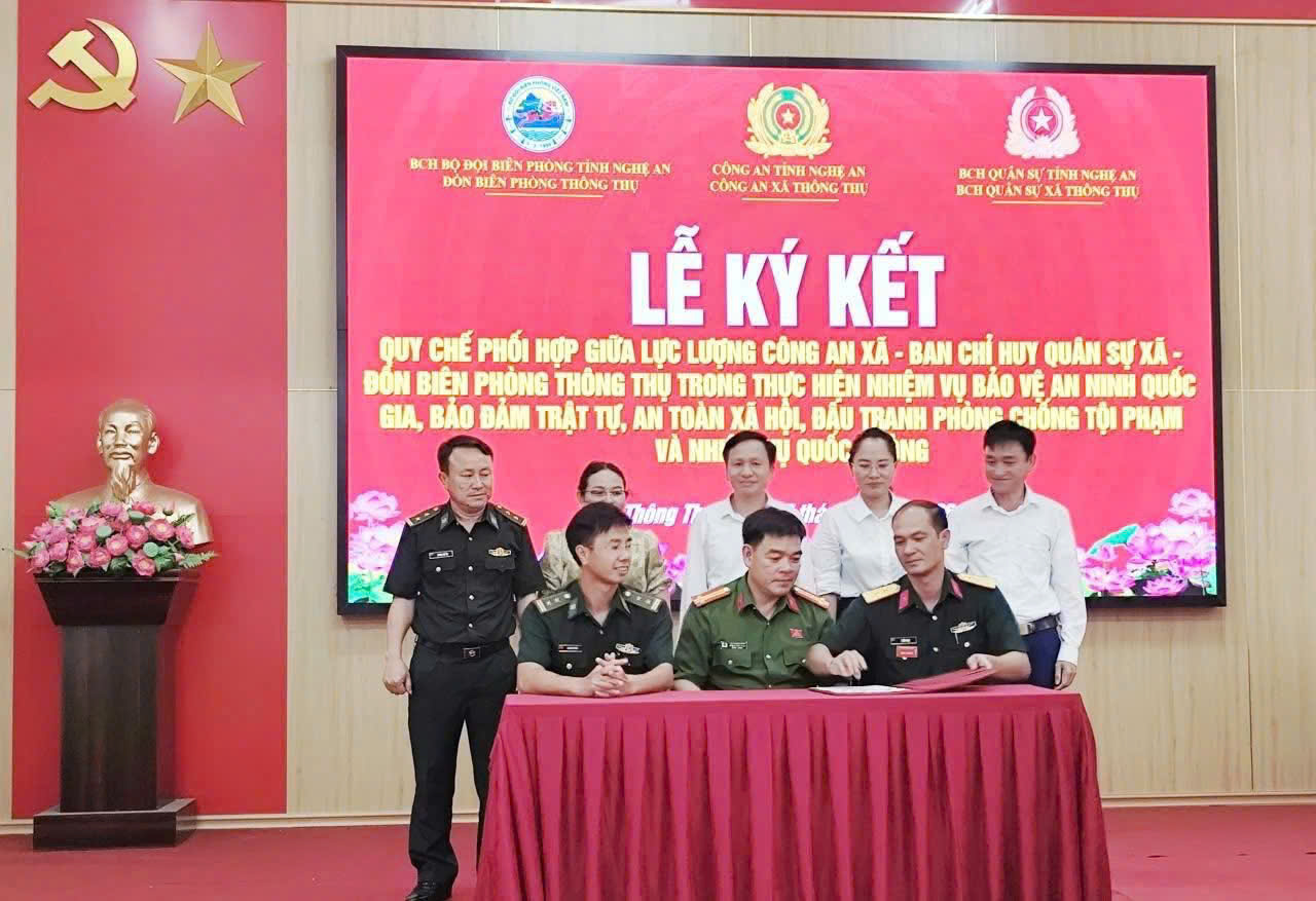 03 lực lượng ký kết quy chế phối hợp