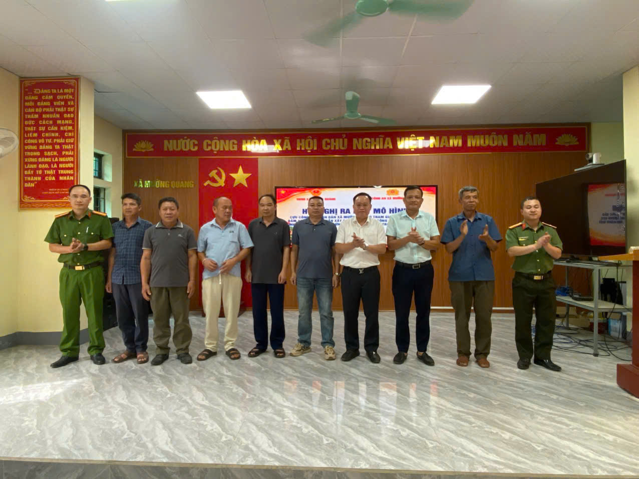 Ra mắt Chi hội Cựu CAND xã Mường Quàng