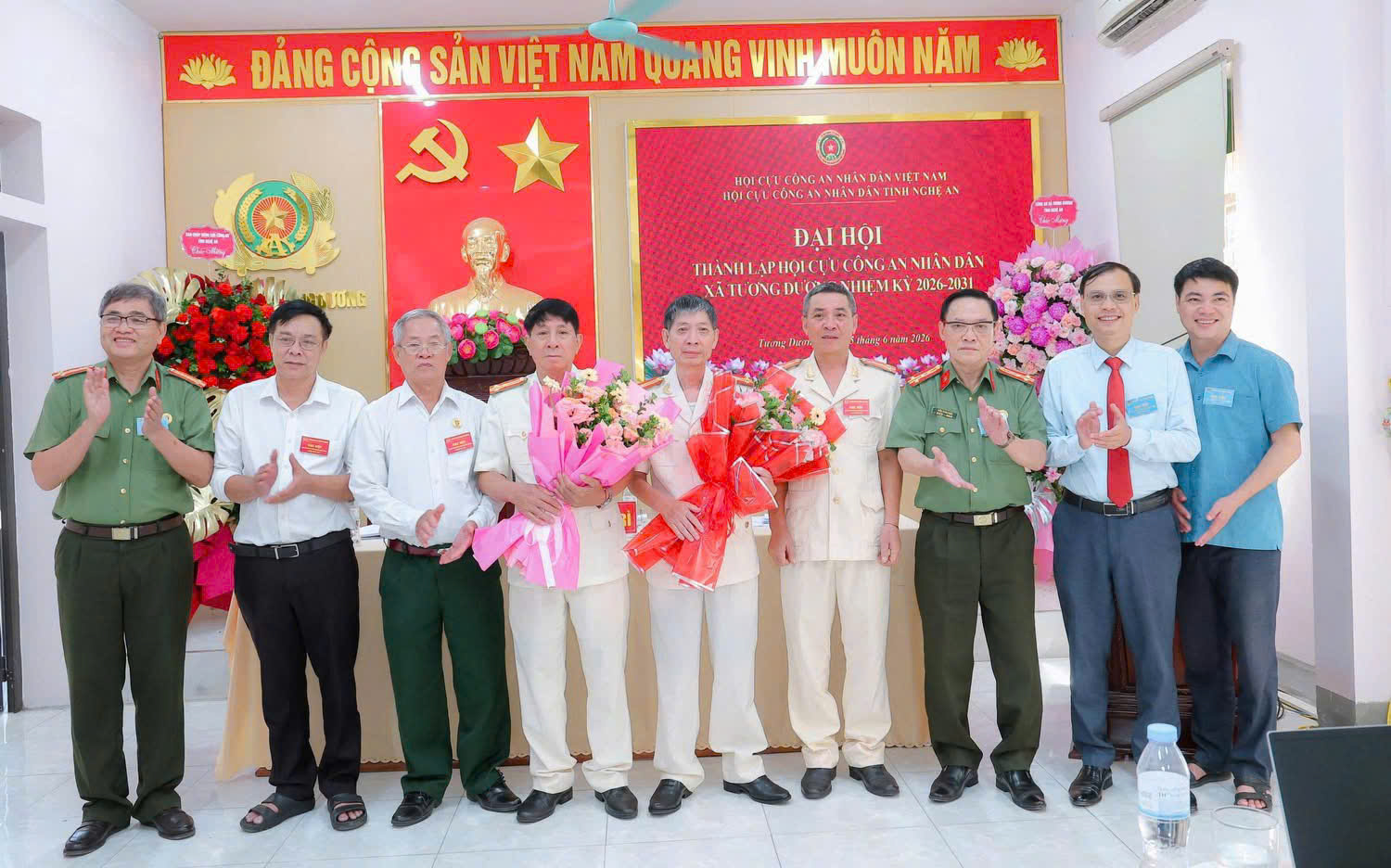 Ban Chấp hành Hội Cựu CAND xã Tương Dương nhiệm kỳ 2026 - 2031