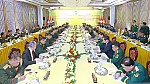 Đồng chí Thứ trưởng Lê Văn Tuyến tham dự Hội đàm giữa Bộ trưởng Bộ Quốc phòng Việt Nam và Bộ trưởng Bộ Quốc phòng Lào