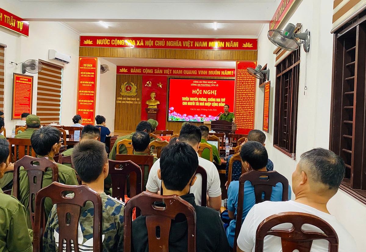 Công an phường Cửa Lò ra mắt mô hình 