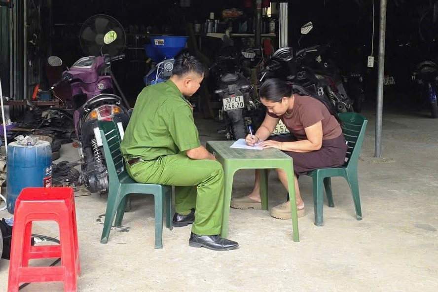 Tổ chức ký cam kết với cơ sở sửa chữa xe máy