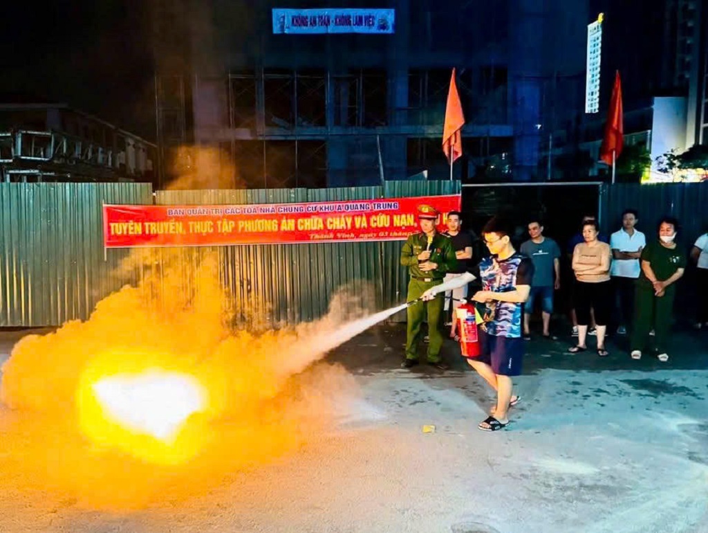Tăng cường tuyên truyền phòng cháy, chữa cháy tại chung cư