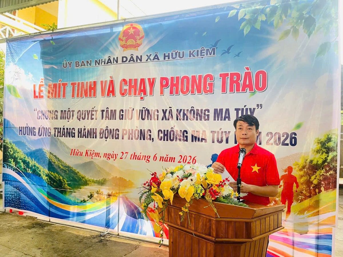 Lễ mít tinh, chạy hưởng ứng Tháng hành động phòng, chống ma túy năm 2026