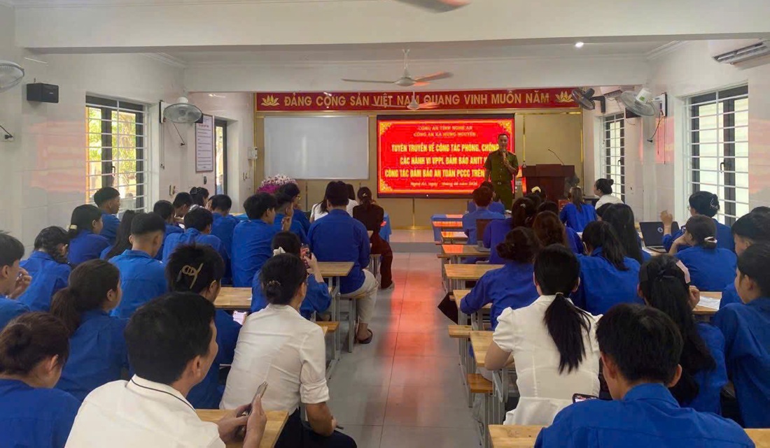 Toàn cảnh buổi tuyên truyền