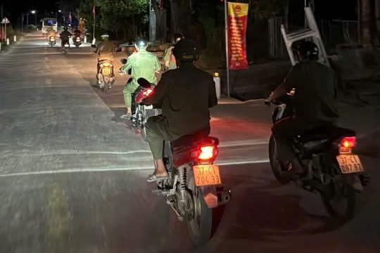 Các lực lượng tuần tra, kiểm soát trên tuyến đường, khu vực trọng điểm