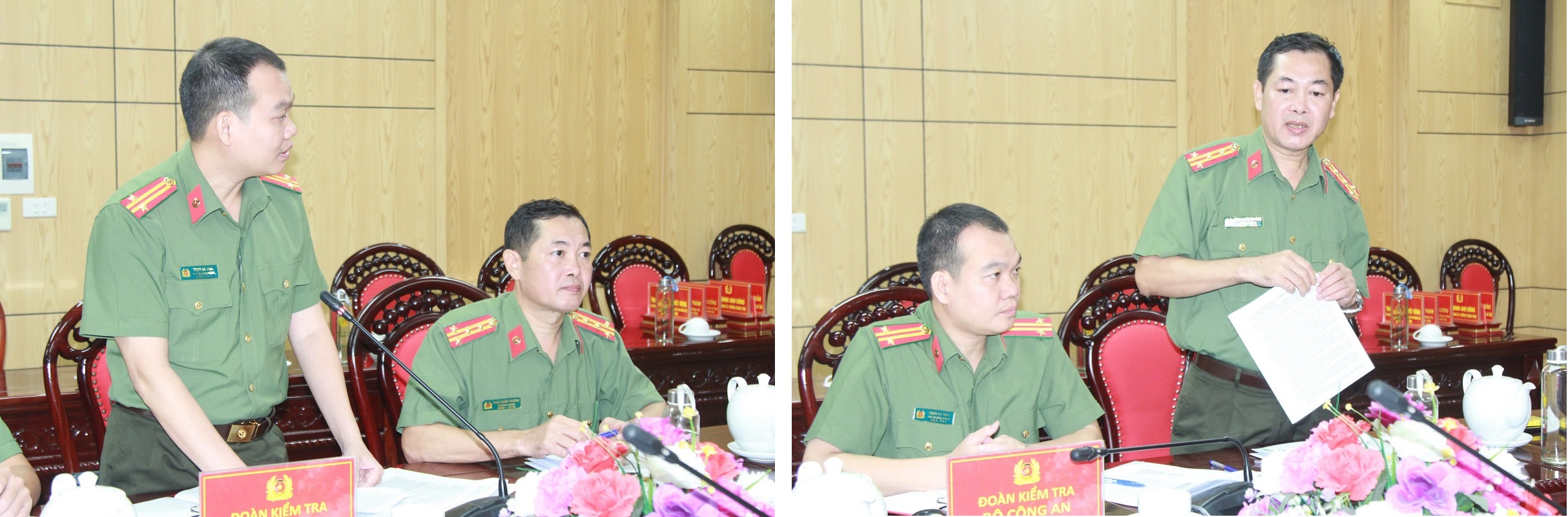Đại diện Đoàn công tác phát biểu ý kiến