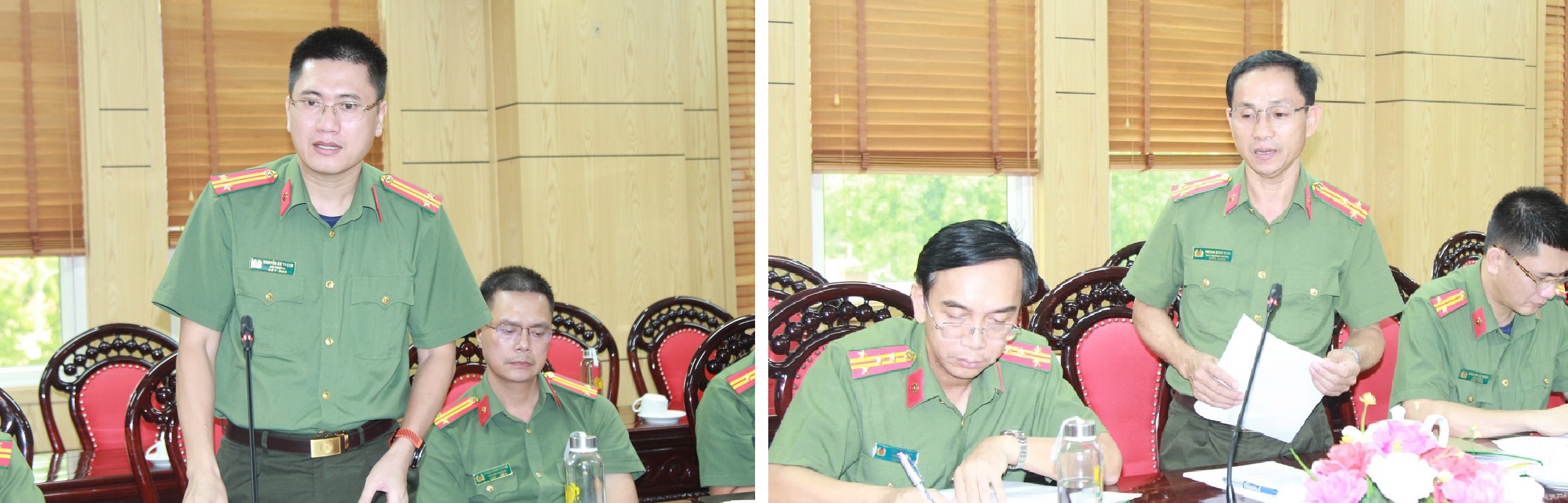 Đại diện Phòng Hậu cần phát biểu ý kiến