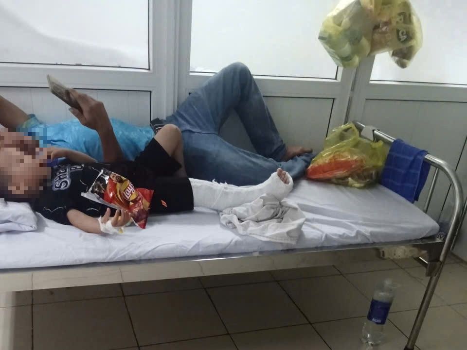 Nhờ được đưa đến bệnh viện cấp cứu kịp thời, sức khỏe của cháu P. đã dần hồi phục