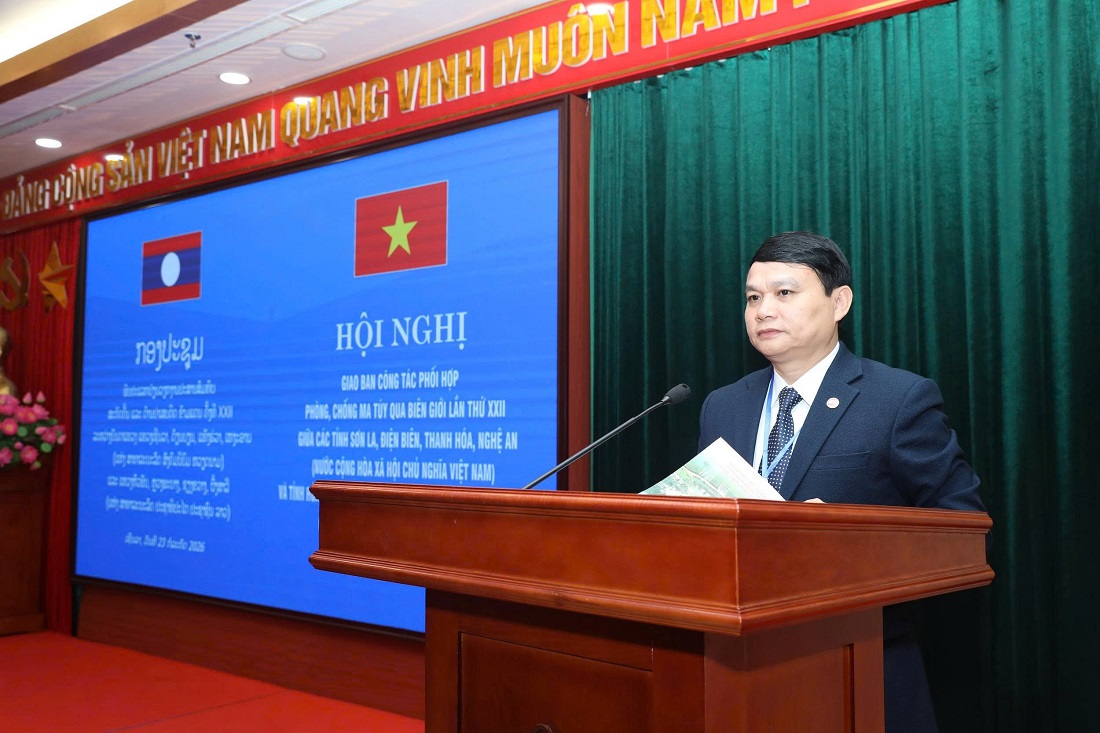 Phó Chủ tịch UBND tỉnh Sơn La Đặng Ngọc Hậu phát biểu bế mạc Hội nghị