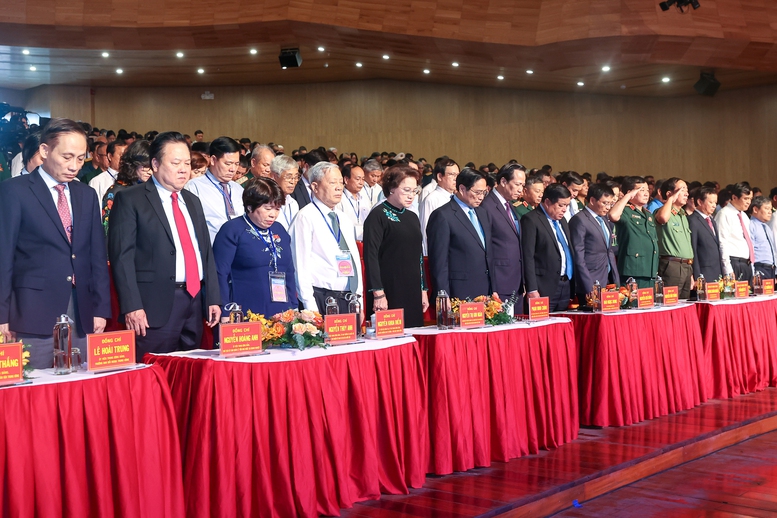 Các đại biểu dự Hội nghị tri ân người có công với cách mạng toàn quốc năm 2026