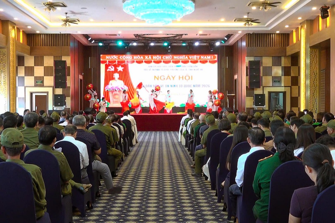 Phường Cửa Lò tổ chức Ngày hội toàn dân bảo vệ ANTQ năm 2026