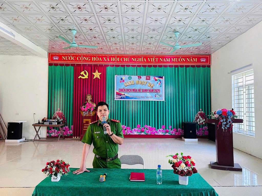 Tổ chức tuyên truyền pháp luật cho thanh thiếu niên trong sinh hoạt hè năm 2026