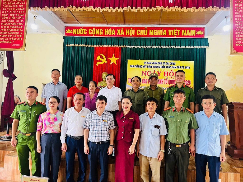 Xã Đại Đồng tổ chức Ngày hội toàn dân bảo vệ an ninh Tổ quốc