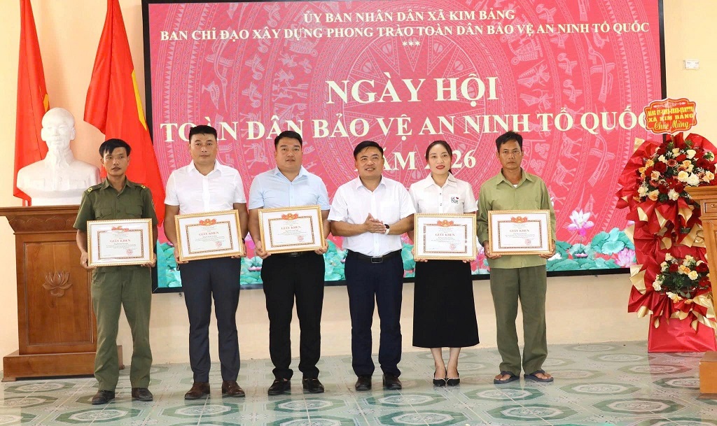Xã Kim Bảng tổ chức Ngày hội Toàn dân bảo vệ an ninh Tổ quốc năm 2026