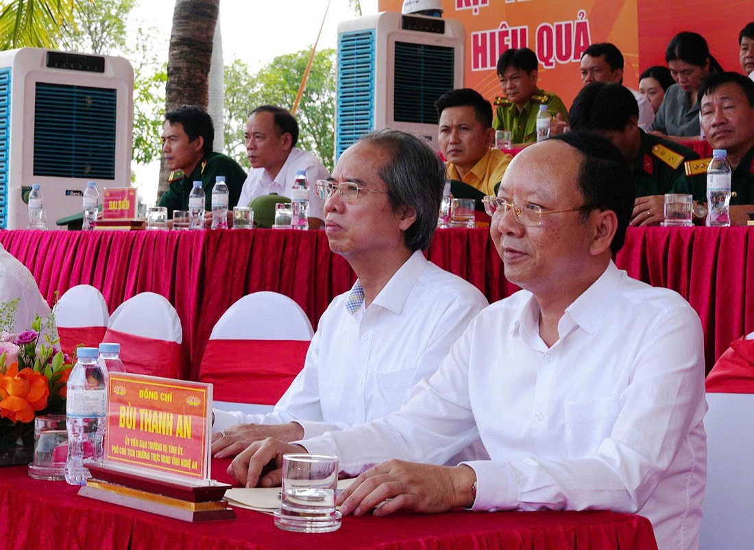 Đại biểu tham dự buổi diễn tập
