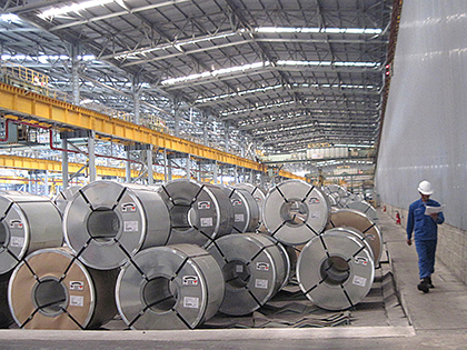 Phần lớn dự án trong KCN Phú Mỹ 2 đều có công nghệ hiện đại. Trong ảnh: Sản xuất thép tại Công ty TNHH Posco (KCN Phú Mỹ 2, huyện Tân Thành).