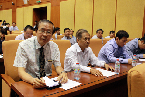 Đại diện các DN tham dự hội nghị.