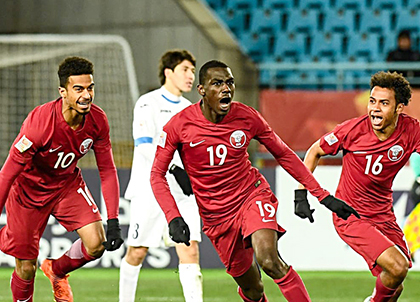 U23 Qatar đang toàn thắng từ đầu giải tới giờ.