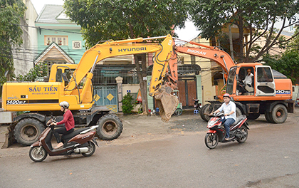 TP. Vũng Tàu sẽ tạm ngưng đào đường từ ngày 5-2-2018.
