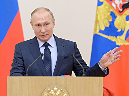 Tổng thống đương nhiệm Vladimir Putin. 