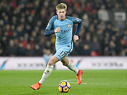 Kevin de Bruyne duy trì được phong độ tuyệt vời trong suốt mùa giải năm nay của Premier League.