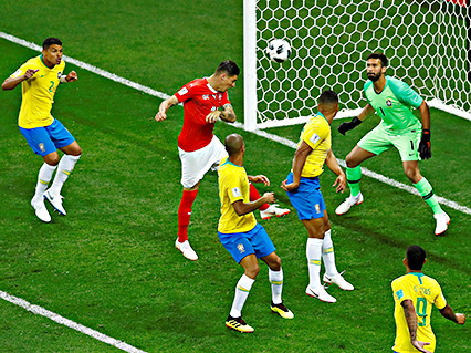 Brazil có trận hòa 1-1 thất vọng trước đội tuyển Thụy Sĩ. 