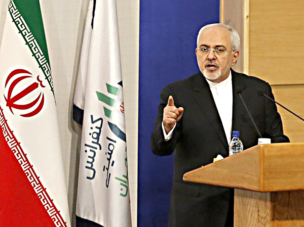 Ngoại trưởng Iran Mohammad Javad Zarif.