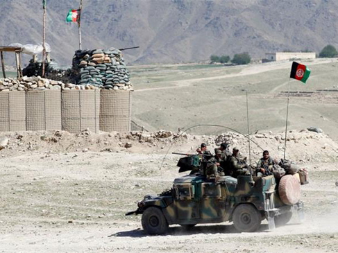 Lực lượng quân đội Afghanistan tại Ghazni.  