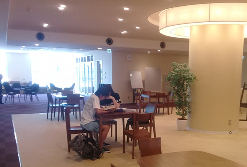Góc học tập tại Japanese Plaza.