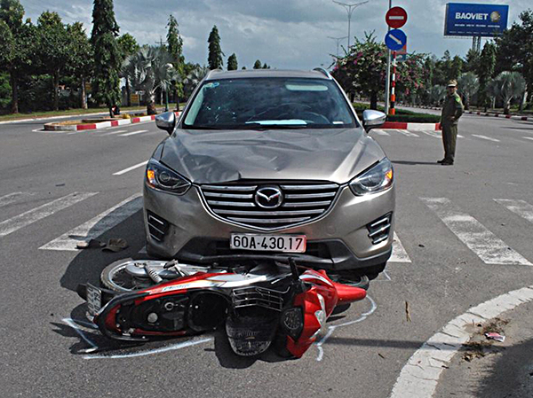Vụ TNGT xảy ra trên đường Võ Nguyên Giáp, phường 12, TP.Vũng Tàu.