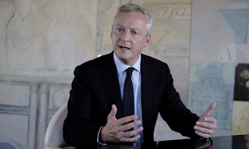 Bộ trưởng Tài chính Pháp Bruno Le Maire. 