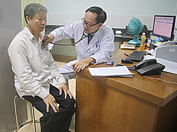Bệnh viện Bà Rịa bố trí đầy đủ bàn khám và đội ngũ bác sĩ nên bệnh nhân được khám trong ngày.