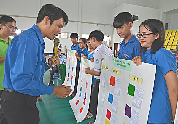 ĐVTN huyện Đất Đỏ tìm hiểu về Luật Giao thông đường bộ.
