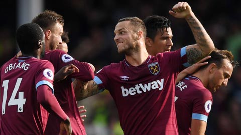 West Ham đã có 3 điểm đầu tiên.