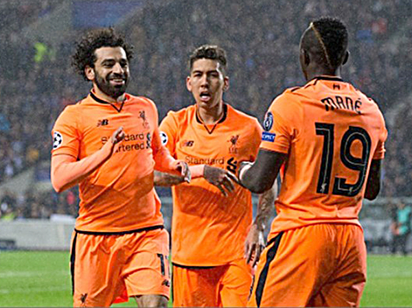 Hàng công của Liverpool được đánh giá là mạnh nhất trong những “ông lớn” của Champions League mùa này.