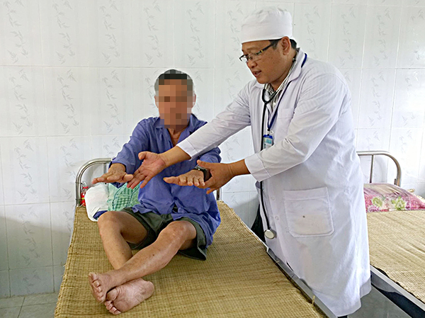 Trầm cảm ở mức độ nặng có thể dẫn đến bệnh tâm thần. Trong ảnh: Bệnh nhân được điều trị tại Bệnh viện Tâm thần tỉnh. Ảnh: MINH THIÊN