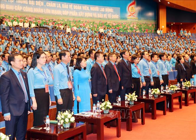 Các đại biểu tại lễ khai mạc Đại hội.