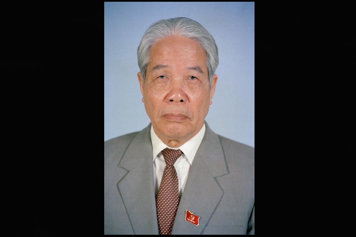 Do Muoi.jpg: Tổng Bí thư Đỗ Mười (năm 1996).