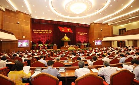 Toàn cảnh Hội nghị Trung ương 8, Khóa XII.