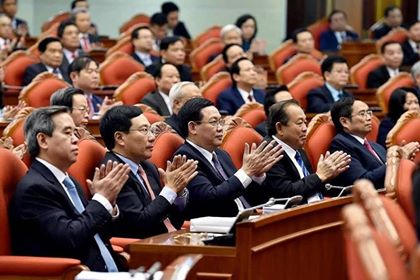 Toàn cảnh Hội nghị Trung ương 8, Khóa XII.