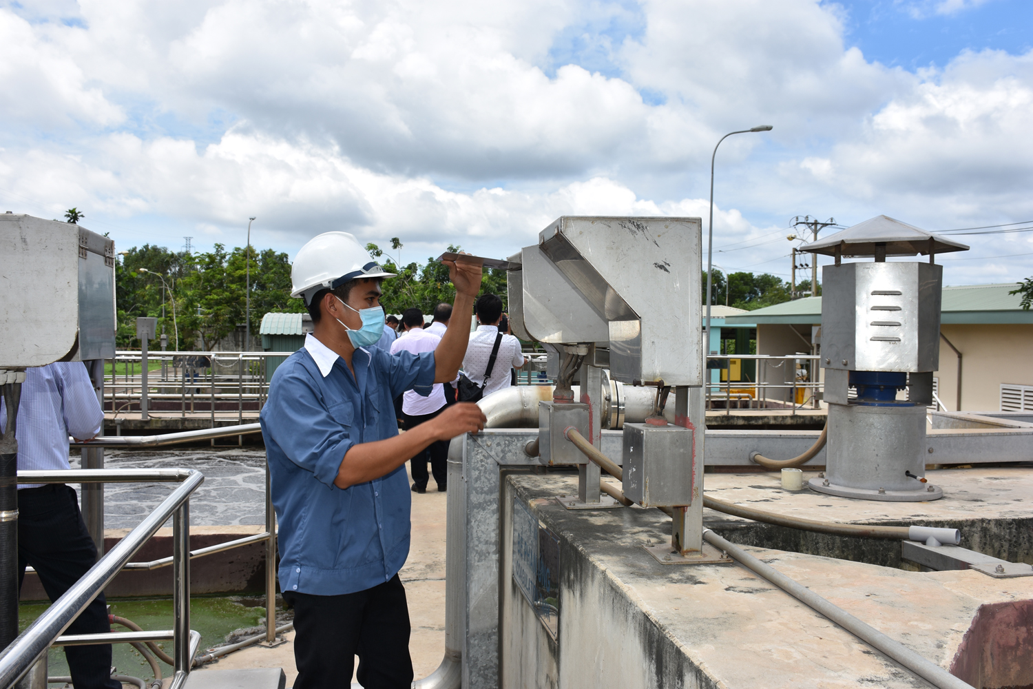 Khu công nghiệp Phú Mỹ I đã đầu tư hệ thống quan trắc tự động. Ảnh: MINH TÂM 