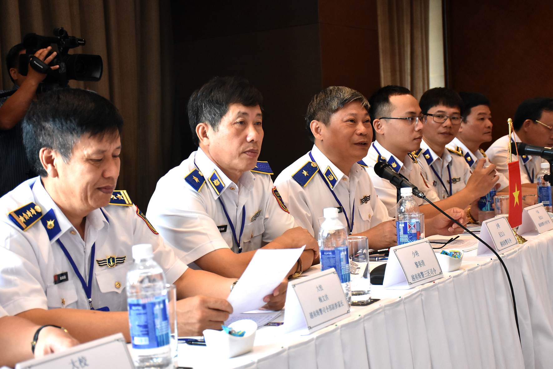 Đoàn công tác của Bộ Tư lệnh CSB Việt Nam dự hội nghị.